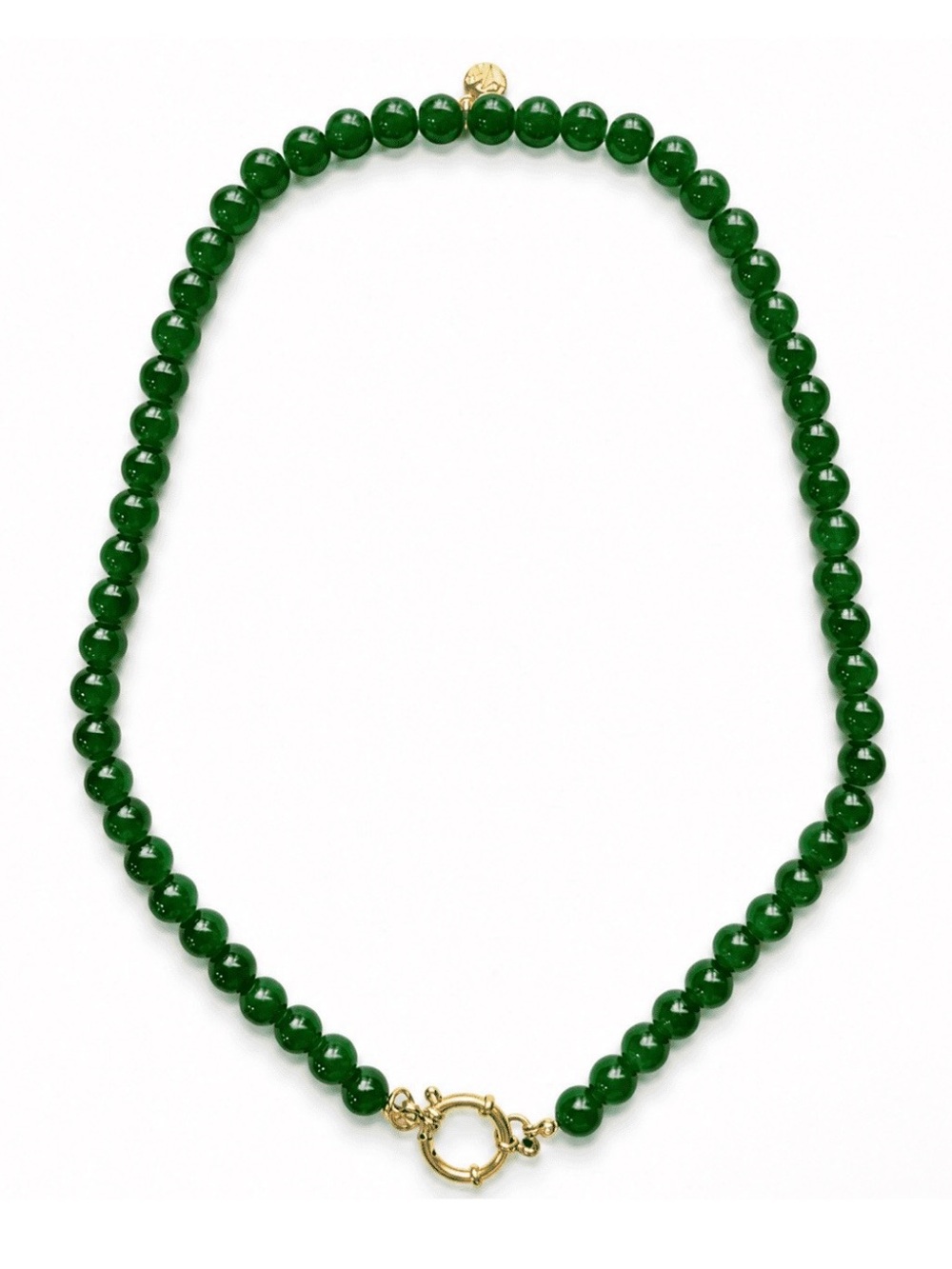 Emerald Toggle Bead Necklace by Mayamar MM-01871